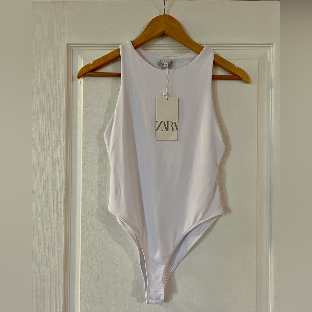 Zara White Bodysuit BNWT